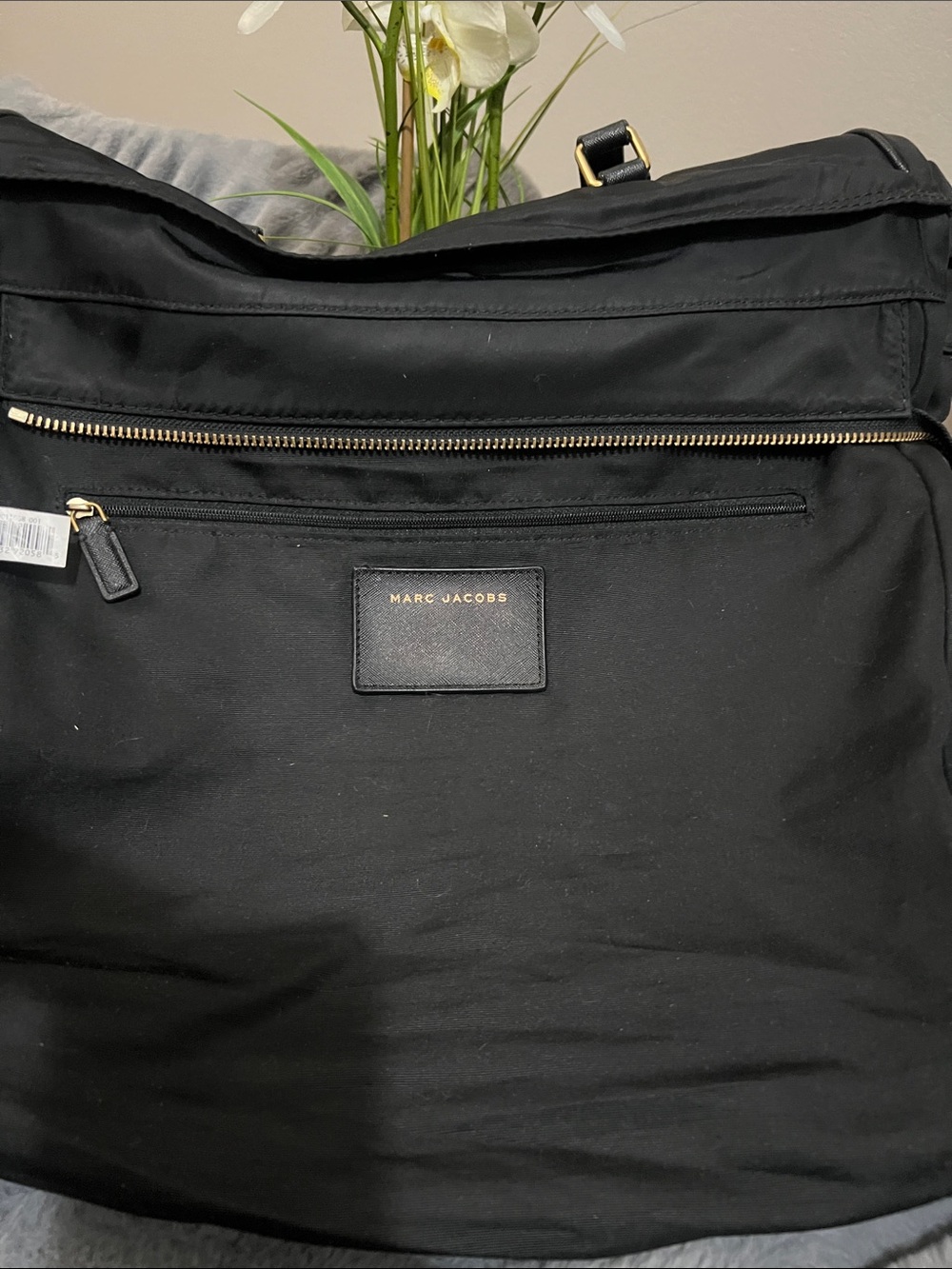 Marc Jacobs Trooper Black Nylon XL Tote GUC retail $295 - Picture 7 of 9